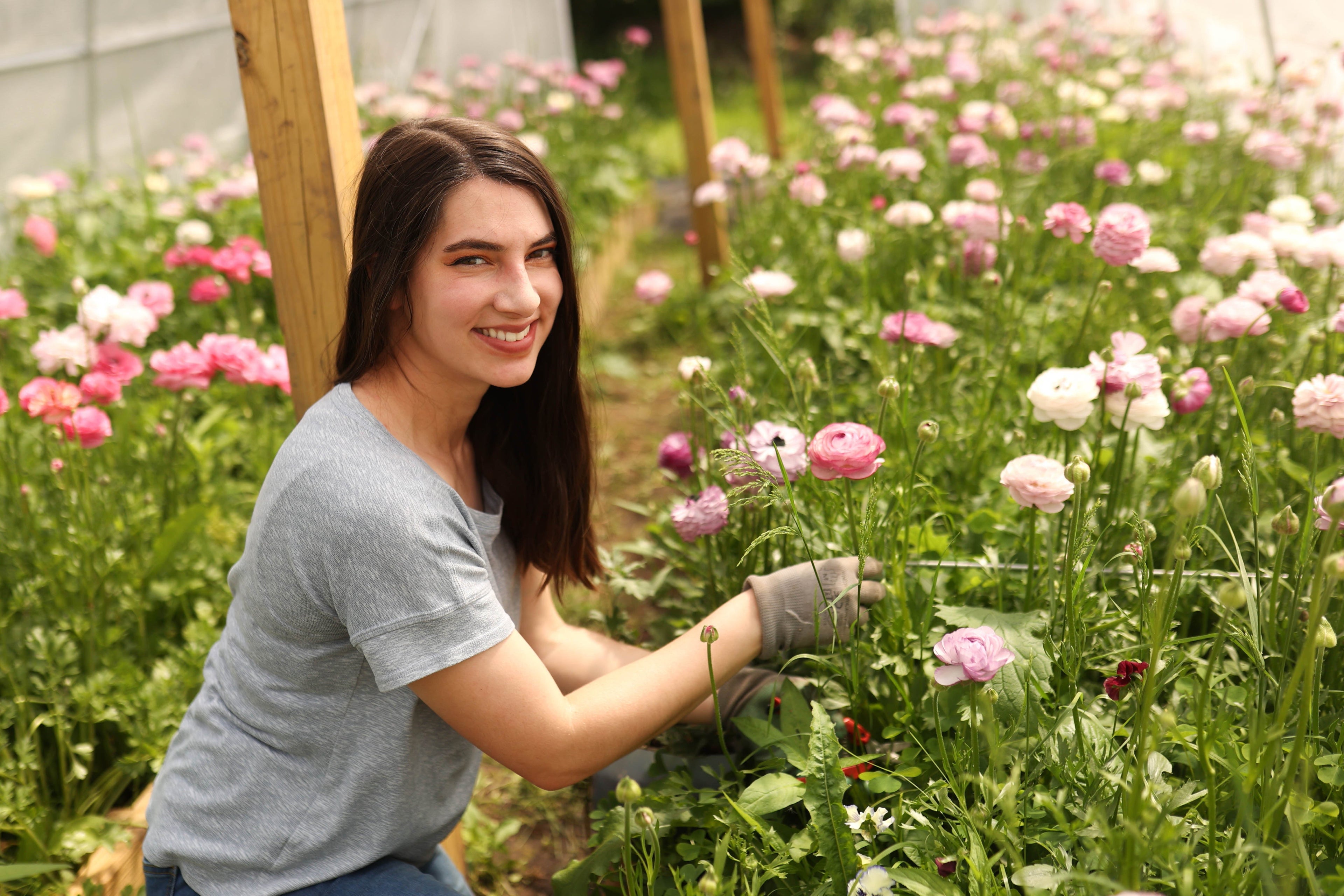 Farmer-florist of Buffalo, NY B's Flowers LLC for wedding flowers