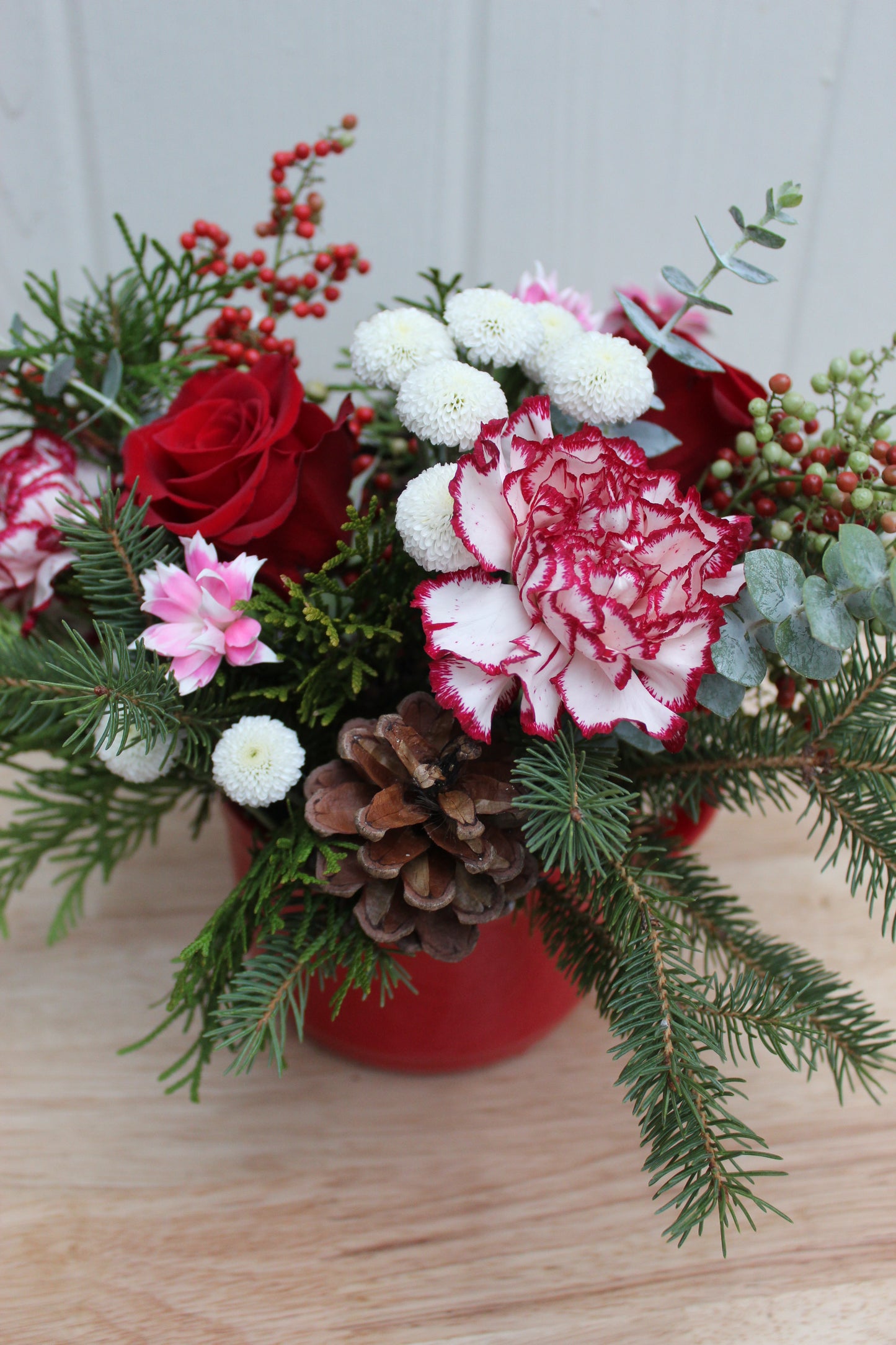 christmas mug flowers, gasport