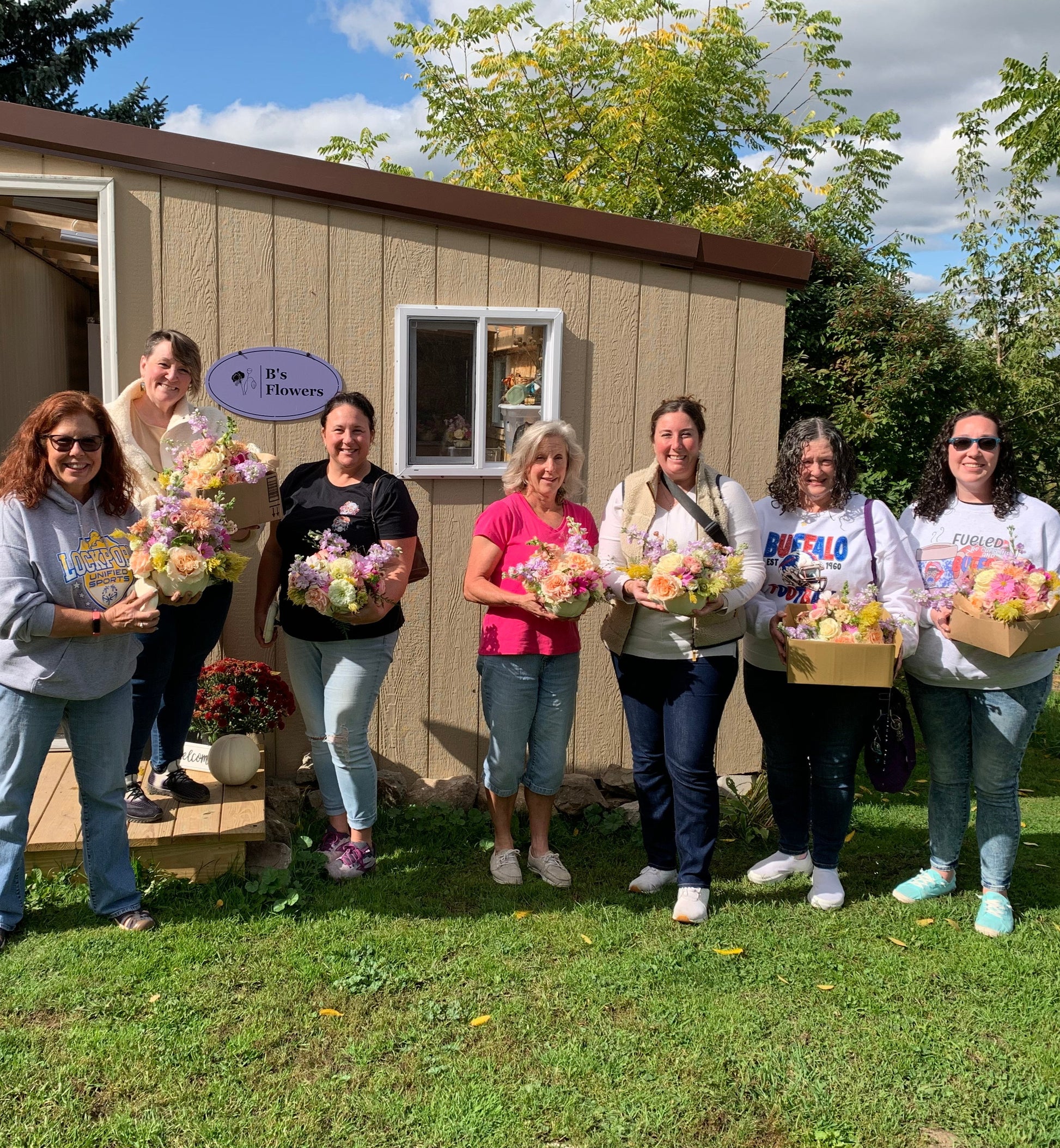 flower arranging class, gasport, ny